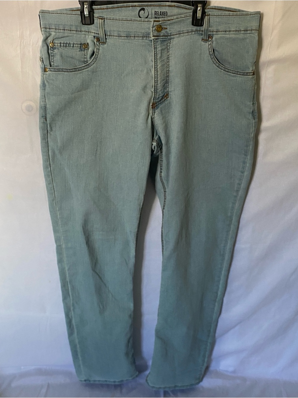 Origin USA Delta 68 Performance Denim Jeans 36x34 Relaxed Fit Made In USA